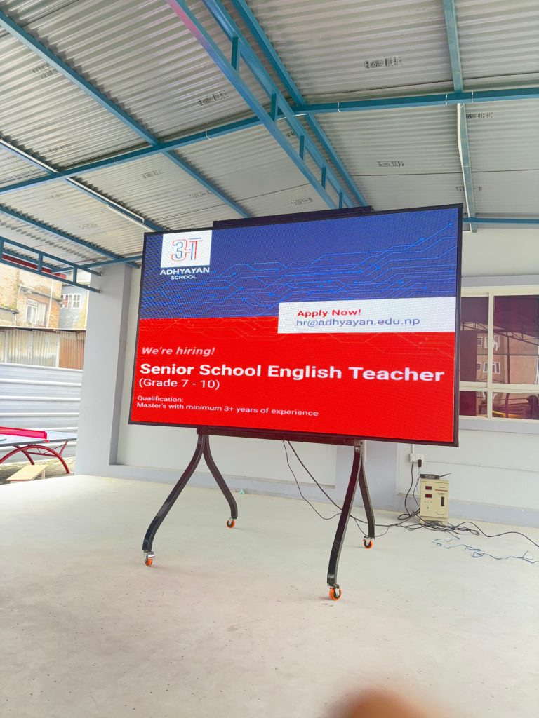 led display for school